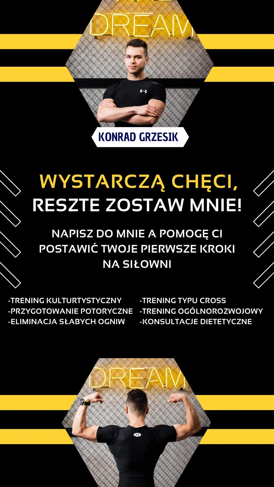 Moja oferta treningu personalnego na siłowni Zdrofit przy Mogilskiej 97.